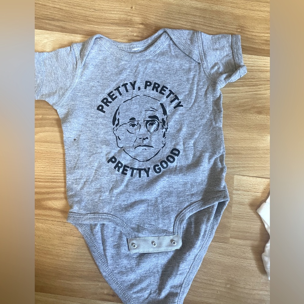 Larry David Baby Onesie